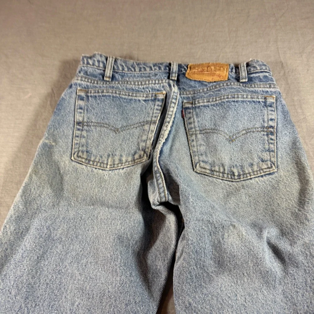 Levi's 550 Relaxed Fit Jeans Mens 29x30 Light Wash Fair Vintage 90s Tapered